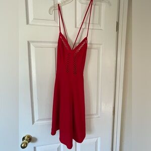 Cute red dress. Size 4/small. Worn once, good condition.